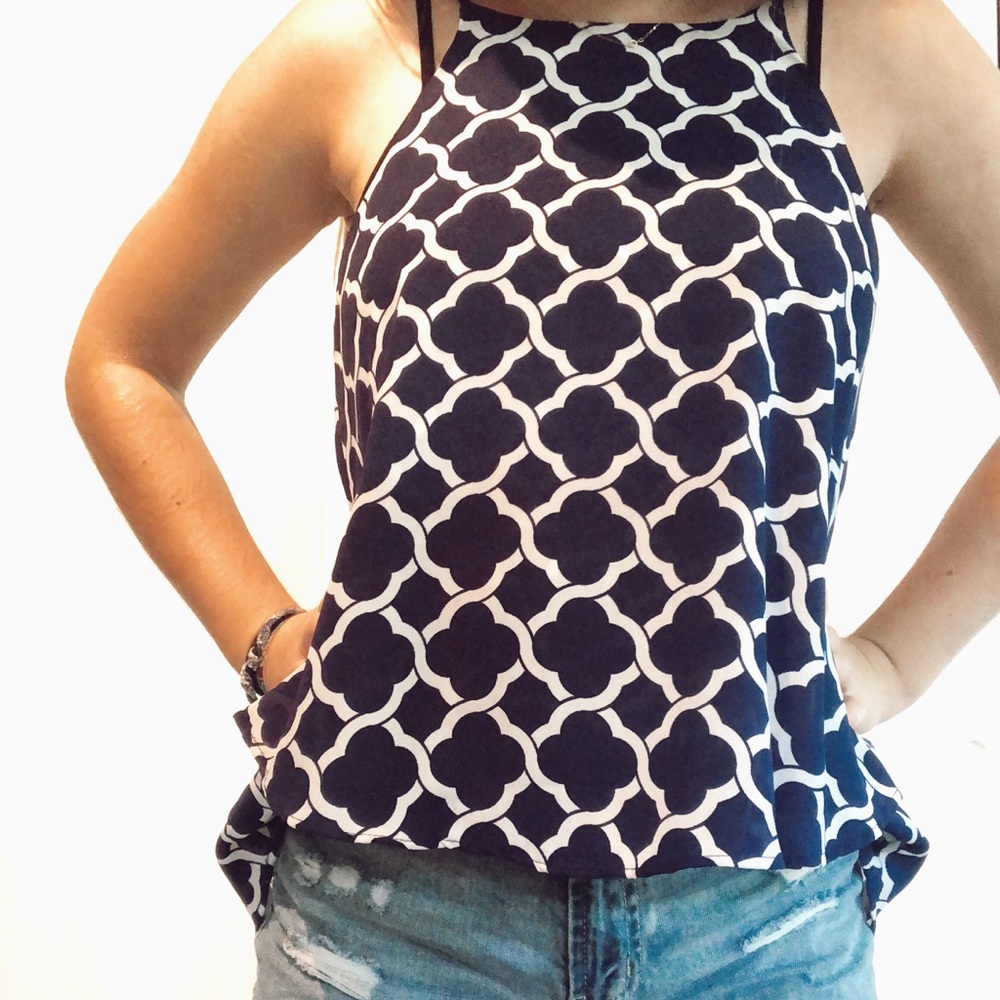 blue blouse